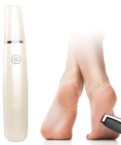 2025 Rapeuse Pieds Électrique Puissante pour Femmes et Hommes, Soin des Pieds Électrique Professionnel (Blanc)