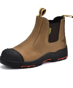 Bottes de travail SAFEYEAR S3 M-8025NB pour homme et femme, imperméables et respirantes, semelles intérieures douces, co