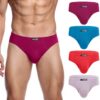 Wirarpa Slip Homme Elasticité Microfibre sous Vetement Taille S-XXXL Polyester Élastiqué Confortable et Odorant