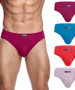 Wirarpa Slip Homme Elasticité Microfibre sous Vetement Taille S-XXXL Polyester Élastiqué Confortable et Odorant