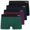 Boxers FALARY Coton Biologique Hommes Éco-friendlyLot de 4 OEKO-TEX Standard 100