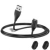 Chargeur Garmin Vivoactive Compatible Wanme 6 5 4 4s 3/ Venu 3 3S Style Sport, Câbles et Protection Anti-poussière, 50cm