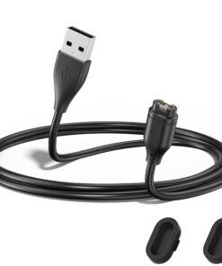 Chargeur Garmin Vivoactive Compatible Wanme 6 5 4 4s 3/ Venu 3 3S Style Sport, Câbles et Protection Anti-poussière, 50cm