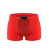 Boxers Hommes Doux Ajustement Idéal Respirant Shorts Rétro Sans Étiquettes qui Grattent Sous-vêtements Sport et Vie Dail
