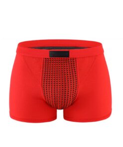 Boxers Hommes Doux Ajustement Idéal Respirant Shorts Rétro Sans Étiquettes qui Grattent Sous-vêtements Sport et Vie Dail