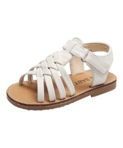 Sandales pieds nus enfant en cuir garçon fille 35 pour plage et tous les jours