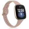 Bracelet Fitbit Versa 3/4/Sense/Sense 2 homme/femme - Silicone fin et durable - 50mm