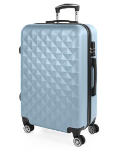 ITACA Valises de Voyage 4 Roues ABS Robuste et Léger avec Verrouillage TSA - Ensemble Grand, Moyenne et Valise Cabine (7