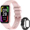 Blackview Montre Connectée Rose Femme Homme Écran 1,47'' Autonomie 20 Jours