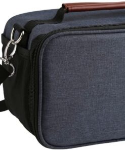 Sac Isotherme Repas Femme/Homme 4L | Élégant & Frais auquotidien | Glacière Bureau Pouce, Bleu Marine