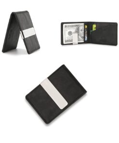 Pince À Billets RisePlus Homme, Portefeuille Minimaliste et Léger, Idéal Pour Hommes Affaires, Style Vintage et Sécurité