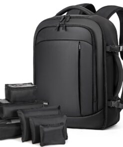 Sac à Dos Voyage Cabine Ryanair pour Homme Femmesavec 6 Sacs d'Organisation et Ordinateur Portable 14 Pouces 40x20x25 Le