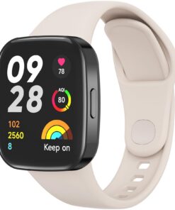 Bracelet de remplacement silicone Xiaomi Redmi Watch 3 - Compatible Fitness Starlight