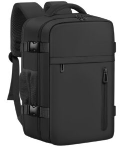 OTAHGK Bagage de Voyage Cabine pour Ryanair - Sac À Main Avion Noir | Fonctionnel pour l'École et le Bureau | Portable.V