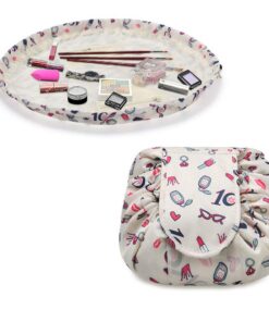 URAQT Trousse de Toilette Femme - Portatif, Organisateur de Maquillage, Accessoires de Beauté, Coordonnées Maquillage, S