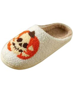 Pantoufles amusantes génériques pour hommes et femmes - Chaudes - Doublure en peluche - Mélange taille - Soules en mouss