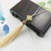 WANM Artisanat Fournitures Métal Casquettes Pendentif Soie Garniture Accessoires