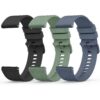 Wanme bracelet de montre en silicone 20mm 22mm Homme Femme souple dégagement rapide