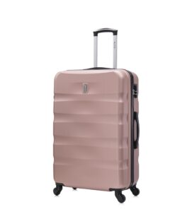 CELIMS Valise Grande Taille 23kg 75cm | Valise Légère et Rigide | Rose Gold