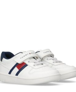 Tommy Hilfiger Skyler Sneaker Mixte Enfant Noir Élégants et Confortables, Tailles de 15 à 25