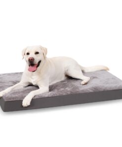 KSIIA Panier XXL Pour Chien Grande Taille - Coussin Déhoussable Orthopédique, Housse Amovible et Lavable en Machine - Gr