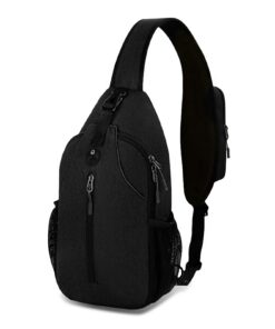 Sacoche Aucuu Homme Bandoulière Port Écouteurs, Sac à Dos Petits H/F Voyage Sport Randonnée Cyclisme