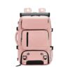 Sac à Dos Voyage Femme pour Cabine avec Compartment à Chaussures et Port USB, Travel Backpack Léger Et Spacieux 55L