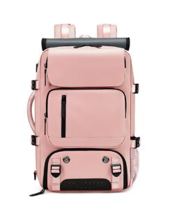 Sac à Dos Voyage Femme pour Cabine avec Compartment à Chaussures et Port USB, Travel Backpack Léger Et Spacieux 55L