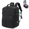 SPAHER Sac à Dos Voyage Cabine Avion Imperméable 15,6 Pouces Portable Eurowings_baggage Cabine USBCharge_Sac Sous_Vide