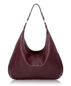 Sac A Main Aucuu Femme - Léger en Cuir Synthétique, Grande Capacité, Fermeture Éclair, Poches Latérales, Idéal pour Voya