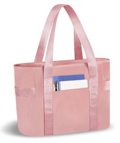 Sac A Main Aucuu Femme Cabas Grande Capacité pour Travail et Cours - Poches Avant, Arrière et Latérales - Sacs Ordinateu