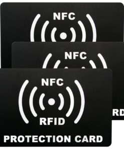 DOANTE 3 Pièces Cartes RFID Anti-Piratage, Protection Carte de Crédit, Blocage Anti-Theft pour CB et Carte Bleue, Sécuri