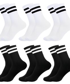 Chaussettes de Sport Zhenghebuy Bleues pour Homme et Femme, Souple et Respirantes, Tailles 38-42