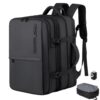 Sac à dos de cabine Venchin Easyjet noir avec ordinateur portable et pompe à air 45x36x20 cm 50L
