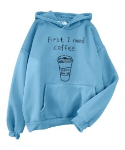 Capuche Élégante pour Adolescentes Femmes Hauts Casual Vêtements Blanc Pullover SweatVert Coupe Lâche