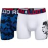 CR7 Ronaldo Garçons Boxer Trunks Blanc/Bleu Célébration 2-Pack