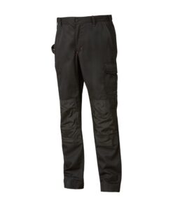 U-Power Pantalon de travail pour homme, résistant et durable, avec poches genouillères et multi-poches, tissu confortabl