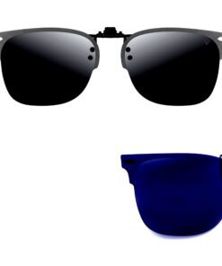 Clip Lunettes de Soleil Polarisées CREYESTAL, Ultra Léger, 100% Anti-UV, Homme et Femme