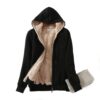LBL Veste Polaire Femme Chaud Doublure Polaire Zippée à Manches Longues pour Hiver Échauffante et Mode