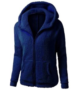Veste en polaire femme avec fermeture éclair intégrale, ample et chaude, grande taille comfortable et surdimensionnée, c
