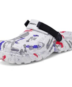 CERYTHRINA Sabots de Jardinage Homme Camouflage à Motif - Chaussures de Jardin Antidérapant - Comfortables pour Jardin e