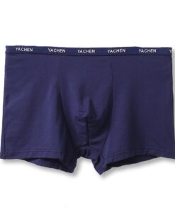 Boxers respirants pour homme - confortables et doux - taille élastique - sous-vêtements rétro pour homme - taille moyenn