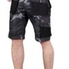 Reis FORECO-TS Shorts de sécurité pour Homme, Camouflage Noir, Idéal pour le travail et le jardin