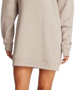 Calvin Klein Robe Sweat-Shirt Femme - Confortable et Élégante pour le Quotidien, Tissu Léger et Respirant