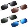 Clips Solaires Wohlstand 4 Pièces pour Lunettes de Vue Homme et Femmes, Clips Lunettess Polarisant, Clip Lunettes de Sol