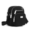 LIBAIJIAAZQH Sacs Bandoulière Femme éTanche, Sac à Bandoulière Réglable Nylon avec Réseau Femmes, Fonctionnel pour Télép