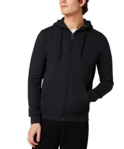 FM London Sweat-Shirt Zippée avec Capuche Homme pour Sport et Relaxe Environ 2XL Soldé Actuellement