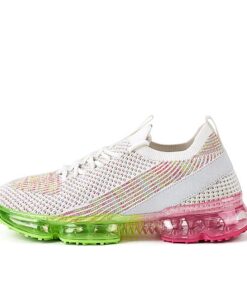 Baskets Tendance LUCKY STEP pour Femme Respirantes et Confortables (Bianco Multicolore, 10US-40EU-7UK) Baskets Tendanc