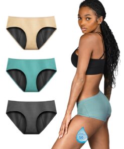 TIICHOO Culottes menstruelles flux très abondant pour femme et ado, anti-fuite, confortable, certifiées OEKO-TEX STANDAR