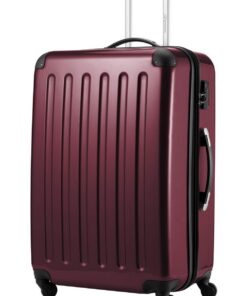 Valise rigide Hauptstadtkoffer Alex - Bagage de voyage extensible 75 cm, 119 litres, bordeaux